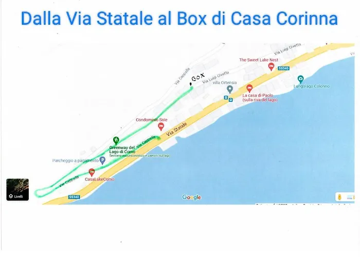 Tatil Evi Casa Corinna, View, Terrace, Private Garage! Colonno